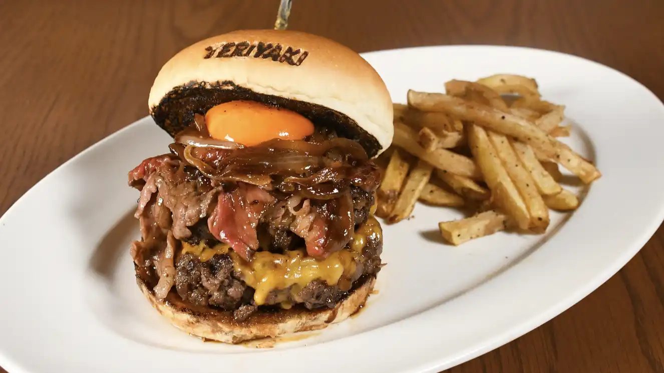 WAGYU TERIYAKI MUSHROOM BURGER